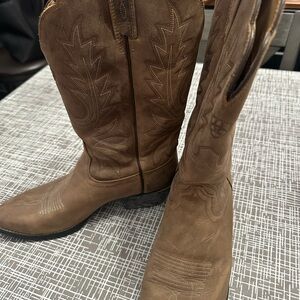 Brown Ariat Women’s Western Leather Boots- size 8.5
